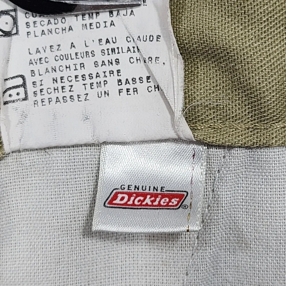 Vintage Dickies Shorts Mens 36 Beige Cargo Utility Skate Baggy Workwear Casual